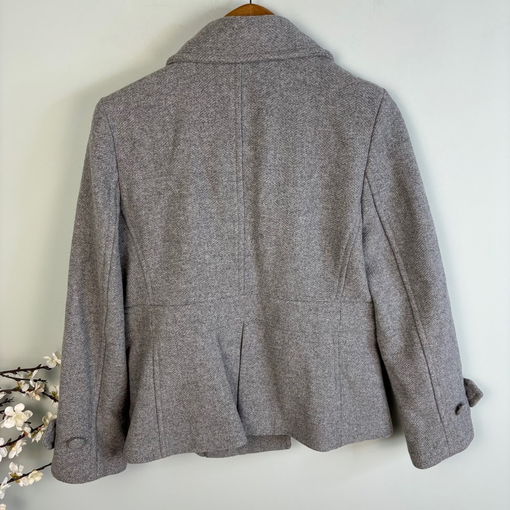 Talbots Doublebreasted Wool Pea Coat Size 12P - Picture 2 of 3